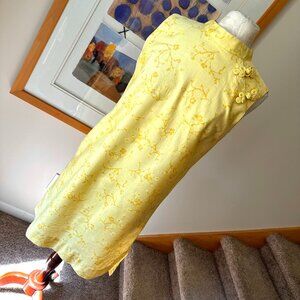 60’s Asian-influenced shift dress/housedress by Eveyln Pearson Lounging Apparel